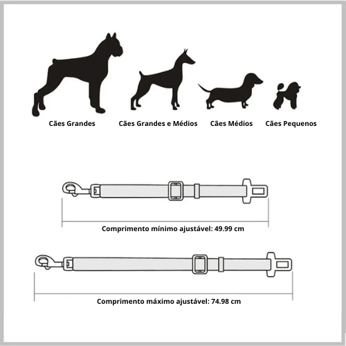 Cinto de Segurança para Animais de Estimação – Segurança e Conforto