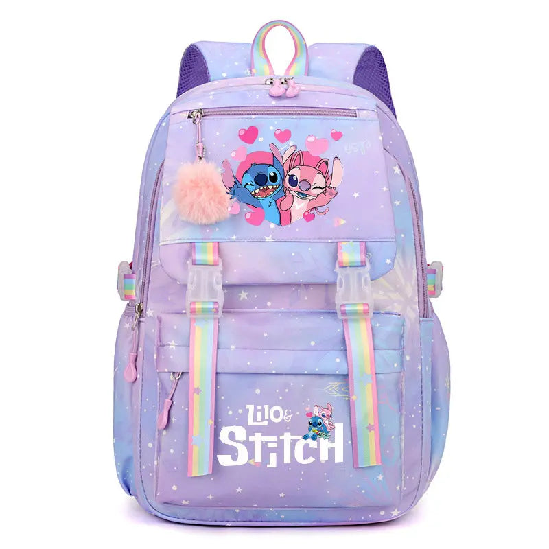 Mochila Lilo e Stich Impermeável