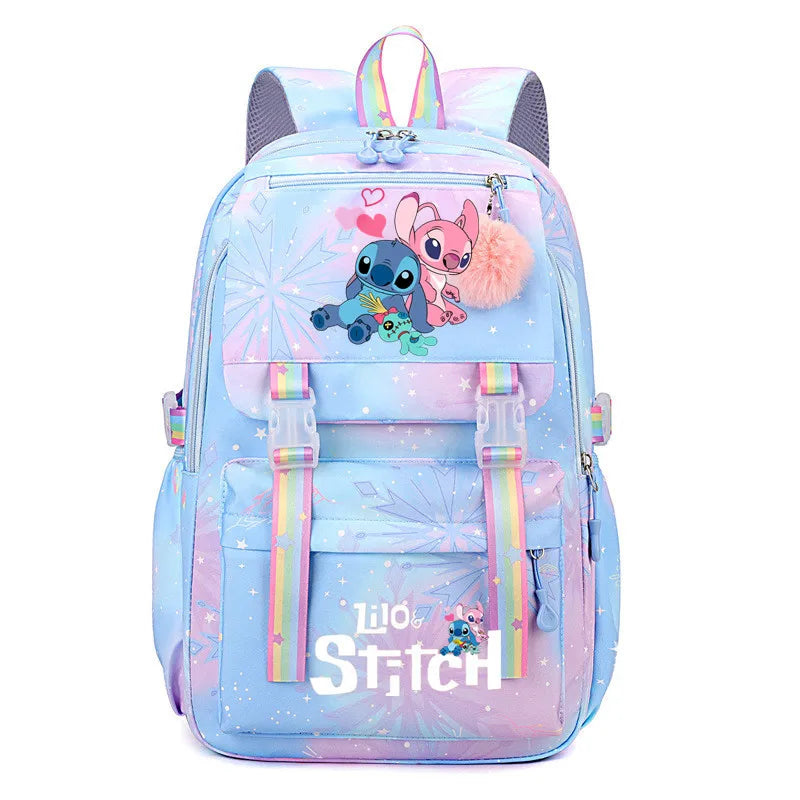 Mochila Lilo e Stich Impermeável