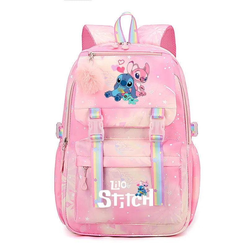 Mochila Lilo e Stich Impermeável