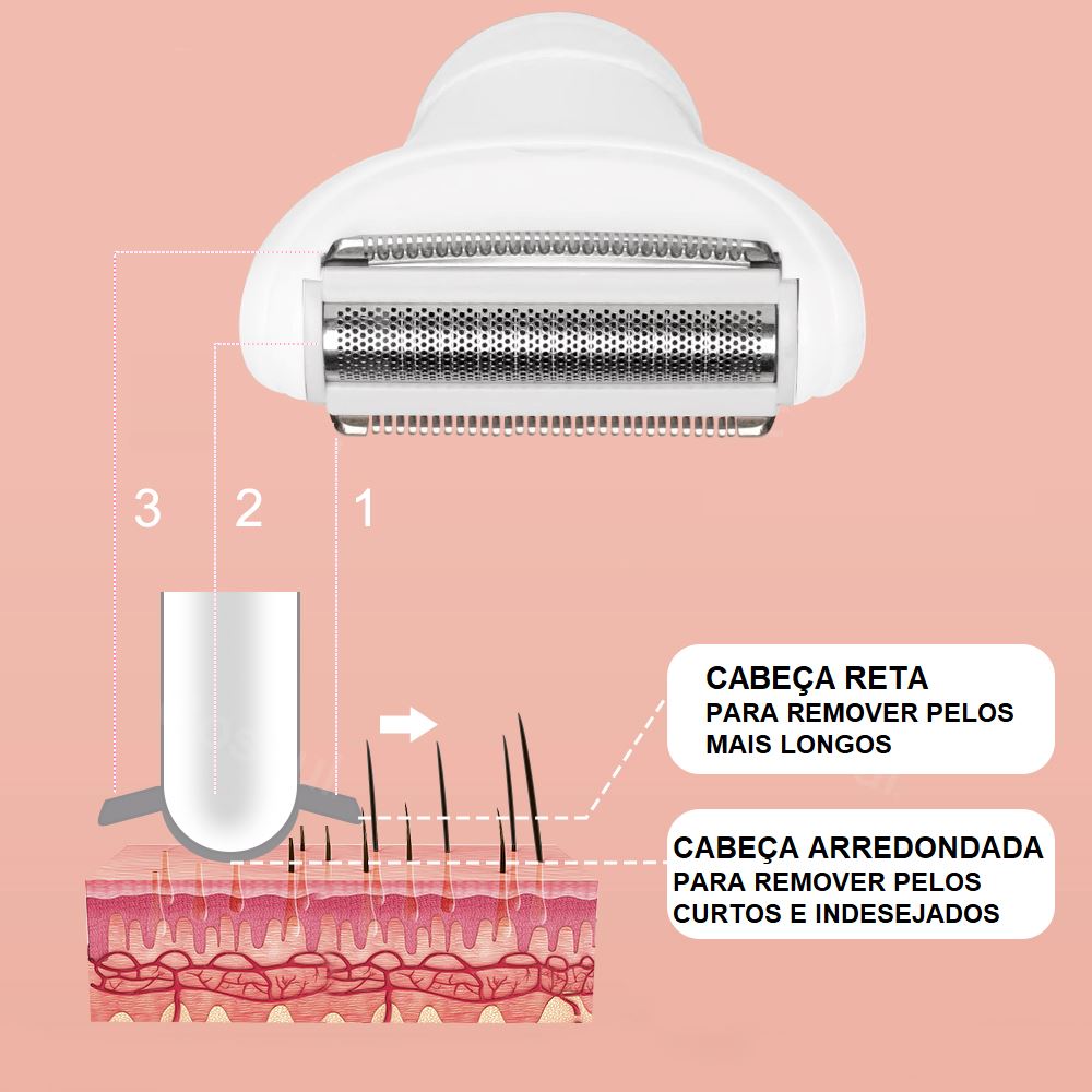 Depilador Feminino 5 em 1