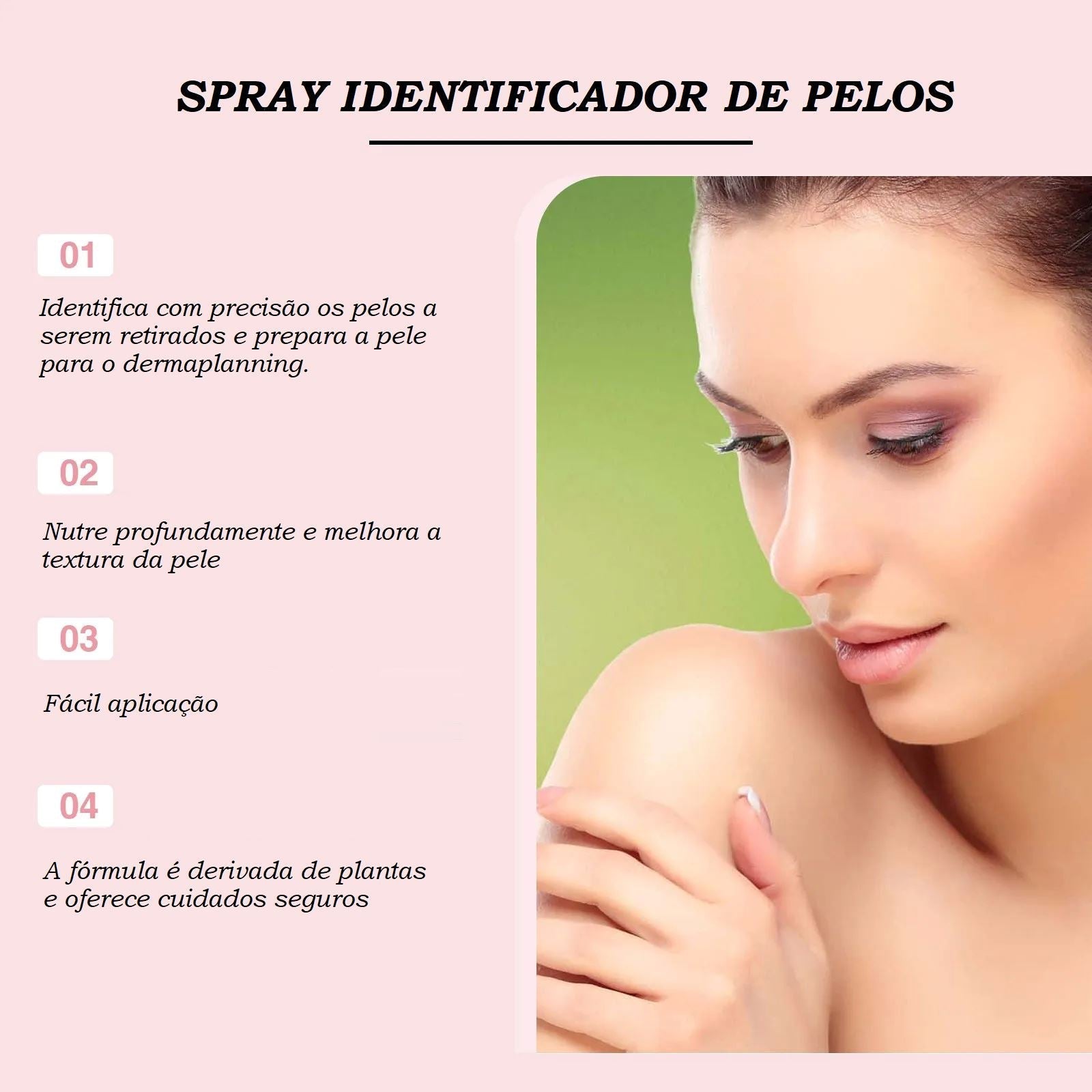 Spray Identificador de Pelos para Dermaplaning