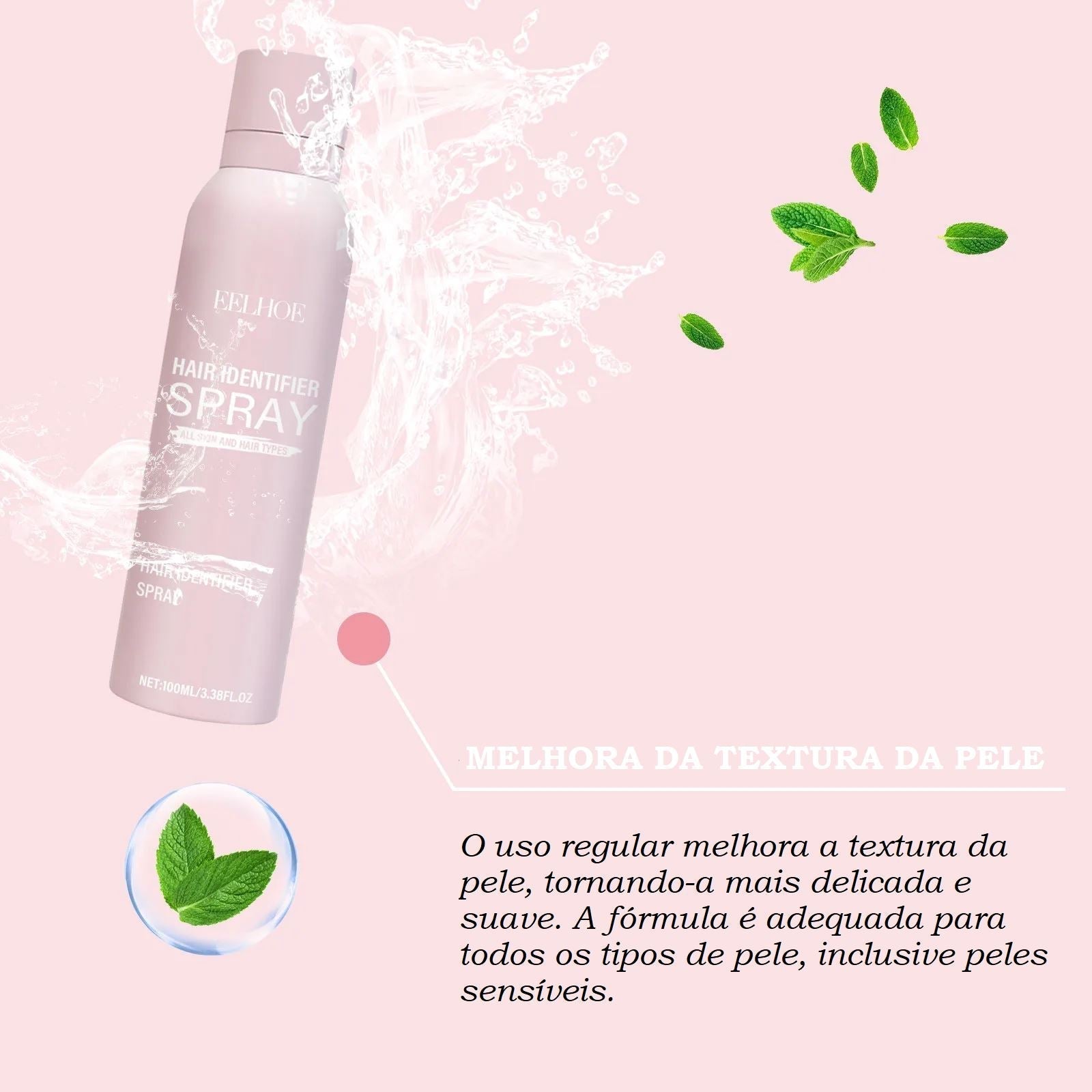 Spray Identificador de Pelos para Dermaplaning