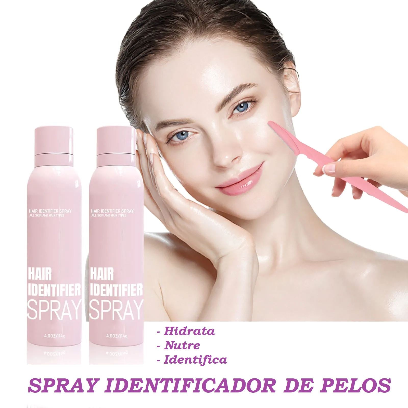 Spray Identificador de Pelos para Dermaplaning